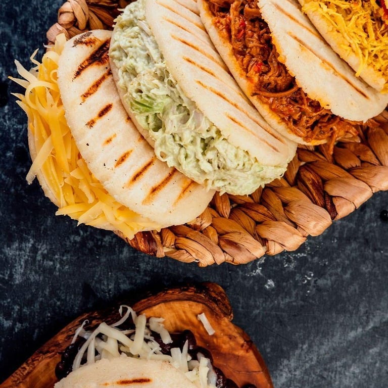 Delicious Arepa Rellena