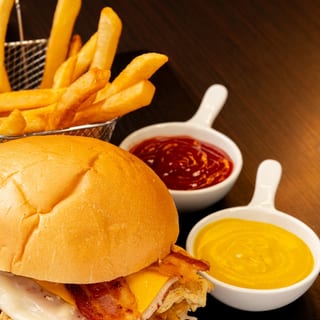 Hamburguesa de Pernil