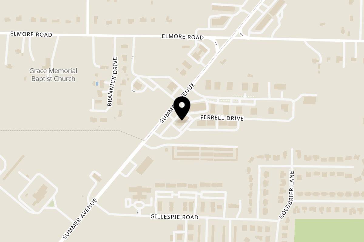 Map showing the location of Tu Combito Express LLC on 6337 Summer Ave in Bartlett